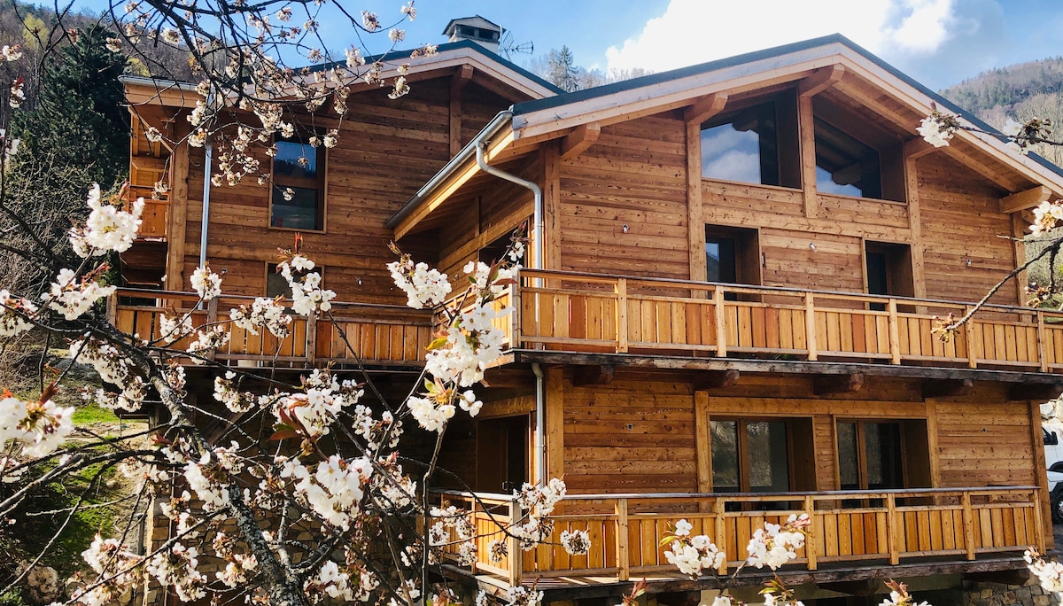 Le chalet au printemps