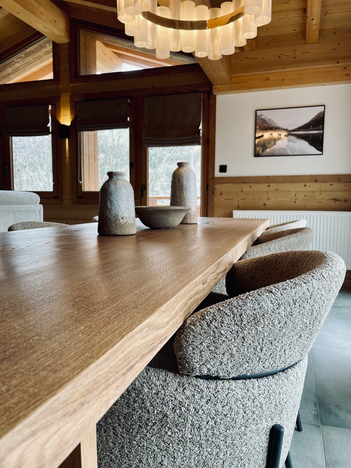 La grande table de repas