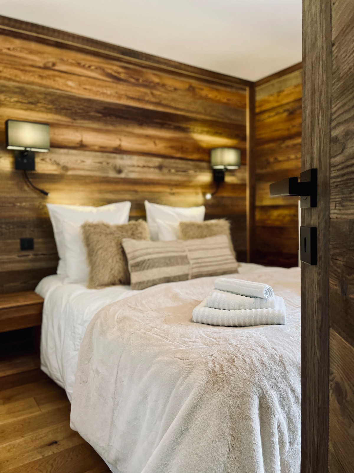 La chambre et ses couchages modulables
