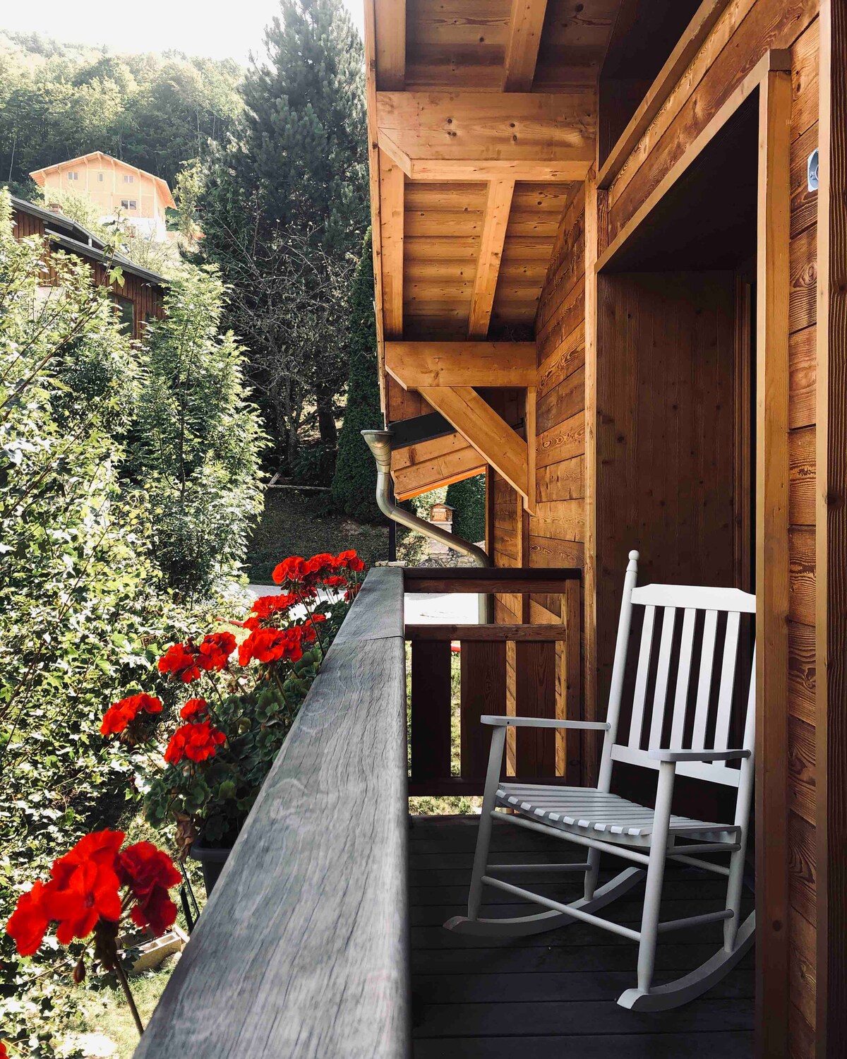 Le balcon exposé à l’est