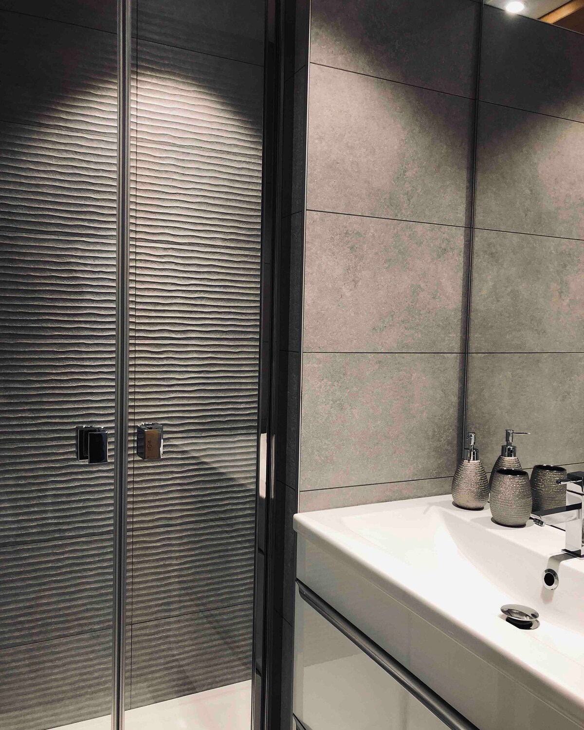 La salle de douche
