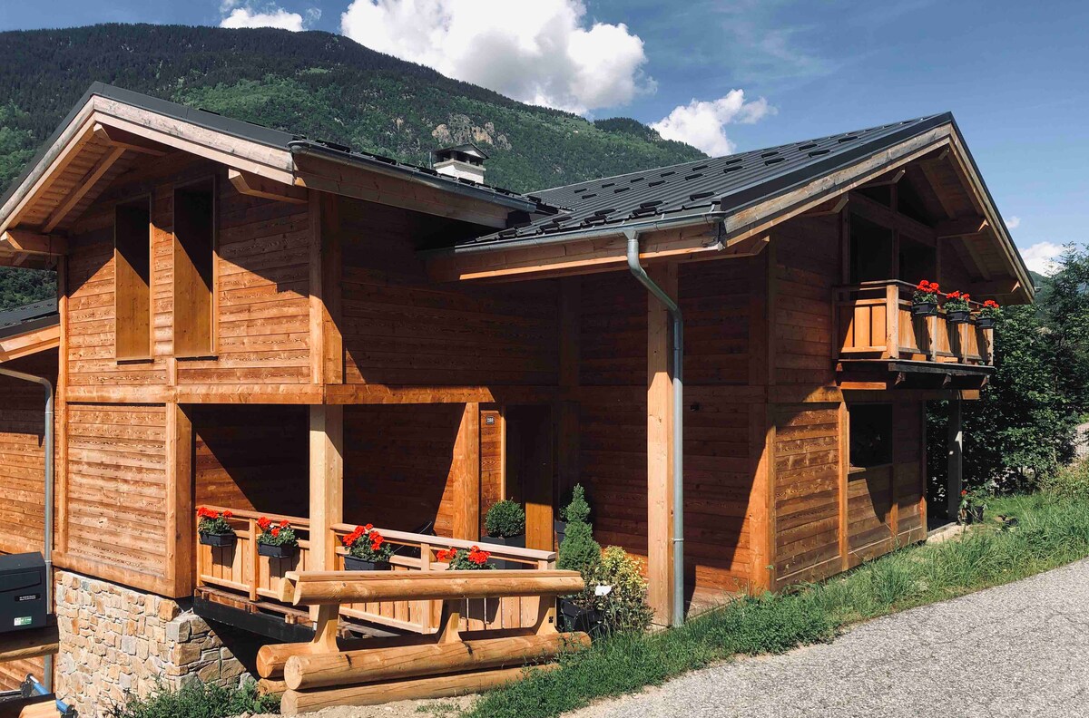 Le chalet en été