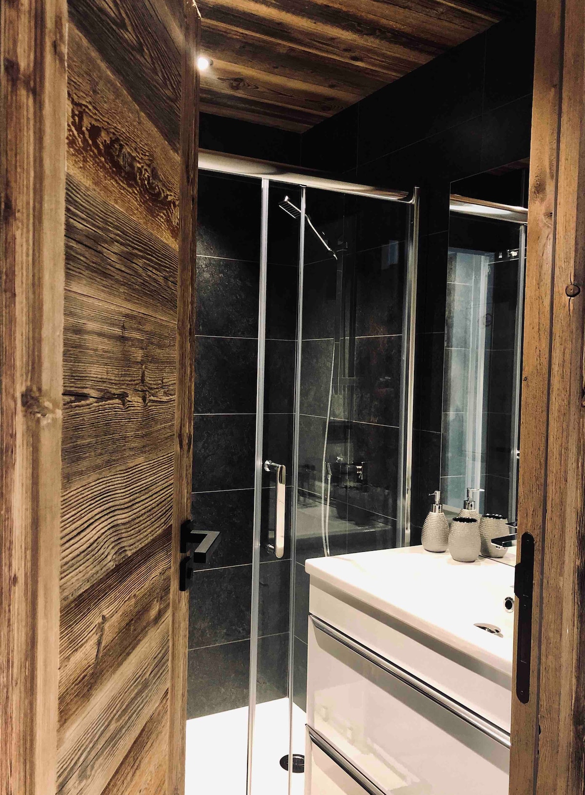 La salle de douche