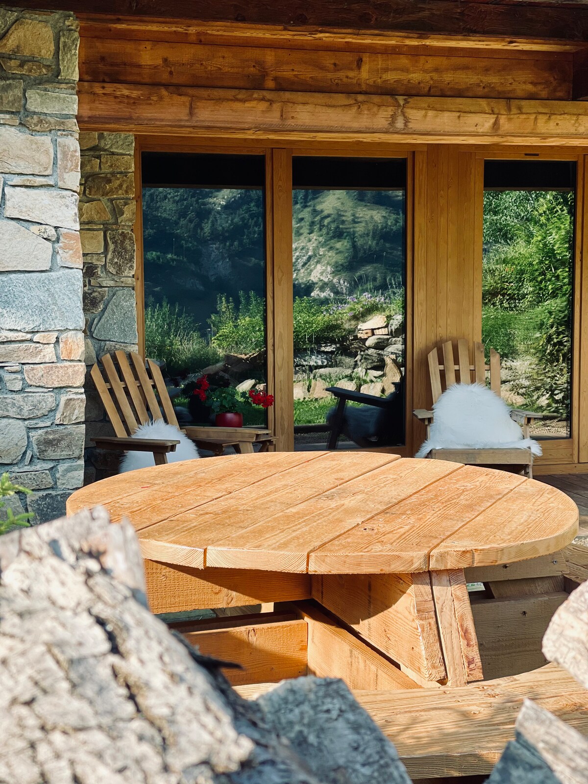 La terrasse privée